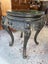 Circa 1910's Ebonised Carved Chinese Circular Dragon Side Table Carousel 5