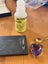 Antique 9CT Gold Amethyst Heart Necklace W/ Citrine Carousel 6