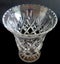 VINTAGE BOHEMIAN HAND CUT LEAD CRYSTAL VASE Carousel 3