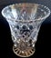 VINTAGE BOHEMIAN HAND CUT LEAD CRYSTAL VASE Carousel 2