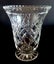 VINTAGE BOHEMIAN HAND CUT LEAD CRYSTAL VASE Carousel 1