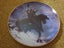 Beautiful display fine porcelain plate bordered 24carat gold Spirit of West Wind Carousel 2