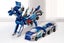 Collision Dinosaur Car Toy attractive Cars Transform into Dinosaurs -Blue Carousel 5
