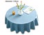 Waterproof microfiber tablecloths, round tablecloths for outdoor and interior Carousel 2