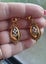 WINTER CHEER at $1RES!! Thee Most EXQUISITE LARGE ART NOUVEAU INSP EARRINGS Carousel 6