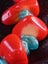 Genuine Red & pink coral, appetite & blue silicate bracelet Carousel 5