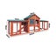 Rabbit Hutch Chicken Coop Bunny House Run Cage Wooden Outdoor Pet Hutch Carousel 3