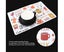 6pcs Cartoon Print Waterproof Dining Table Mat Non-Slip Heat Insulation Place Carousel 4