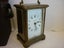 FRENCH CARRIAGE CLOCK/LEATHER CASE Carousel 12