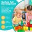 120Pcs Kids Magnetic Tiles Blocks Building Educational Toys Child Gift Carousel 4