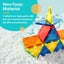 120Pcs Kids Magnetic Tiles Blocks Building Educational Toys Child Gift Carousel 5