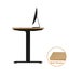 Standing Desk Board Adjustable Computer Table Sit Stand Desk Top Oak Carousel 8