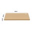 Standing Desk Board Adjustable Computer Table Sit Stand Desk Top Oak Carousel 3