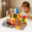 40Pcs Kids Magnetic Tiles Road Set City Building Toys Child Gift Carousel 3