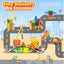 40Pcs Kids Magnetic Tiles Road Set City Building Toys Child Gift Carousel 4