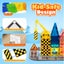 40Pcs Kids Magnetic Tiles Road Set City Building Toys Child Gift Carousel 6