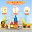 40Pcs Kids Magnetic Tiles Road Set City Building Toys Child Gift Carousel 7