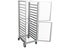 Enclosed Aluminium Bakers Rack - 2 Doors - 15 Tiers - Fits GN1/1 Trays Carousel 4