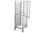 Enclosed Aluminium Bakers Rack - 2 Doors - 15 Tiers - Fits GN1/1 Trays Carousel 5