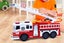 Fire Truck Toys with Water Pump and Rotating Rescue Ladder Big Firetruck Engine Carousel 6
