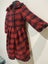 Augustine Red Black Double Breasted Coat S – Glam Retro Kiwi Swandri Style Carousel 5