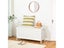 Blanket Storage Ottoman Toy Box White Large Carousel 5