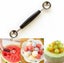 Double Head Ice Cream Fruit Scoop Spoon Melon Scooper Carousel 4
