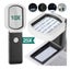 Double Mirror Magnifying Glass with Scale Plate 10X 25X Times Carousel 1