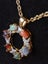 Genuine opal, garnet, pink coral, amethyst, blue & green jade, pendant Carousel 4