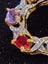 Genuine opal, garnet, pink coral, amethyst, blue & green jade, pendant Carousel 5