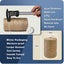 Natural Jute Twine 100M – Crafts Gift Wrapping Macrame Gardening String Carousel 3
