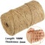 Natural Jute Twine 100M – Crafts Gift Wrapping Macrame Gardening String Carousel 7