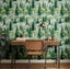 S4Sassy Modern Tree Print Wallpaper-Easy DIY Wallwrap For closet interior Carousel 3