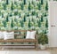 S4Sassy Modern Tree Print Wallpaper-Easy DIY Wallwrap For closet interior Carousel 5