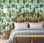 S4Sassy Modern Tree Print Wallpaper-Easy DIY Wallwrap For closet interior Carousel 8