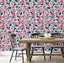S4Sassy Floral Print paper - Self-Adhesive Vinyl Wallwrap For Kitchen cabinets Carousel 5