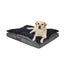 Dog Calming Bed Warm Soft Plush Comfy Sleeping Memory Foam Mattress Dark Grey XL Carousel 2