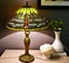 Tiffany Table Lamp (with 16" large 40cm lamp shade) Carousel 3