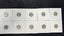Group of Different Date Australian Sterling Silver Three Pence Coins - Lot E900 Carousel 4