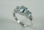 Stunning! Gorgeous 9ct Diamond & Aquamarine Ring Carousel 1