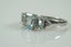 Stunning! Gorgeous 9ct Diamond & Aquamarine Ring Carousel 2