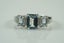 Stunning! Gorgeous 9ct Diamond & Aquamarine Ring Carousel 5