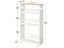 Slim Kitchen Rolling Cart Carousel 5