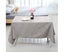 Cotton and Linen Stripe Table Cloth Dining Kitchen Table Cover Protector Coff Carousel 4