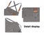 Split Apron with Adjustable Straps,Chef Apron-Cross Back Apron for Men Women Carousel 3