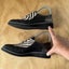 Django & Juliette “Carion” Black/White Lace Up Brogues Size 38 Carousel 4