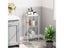 Storage Shelves Bathroom Shelves 3 Tier with Glass Carousel 3