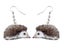 Hedgehog Dangle Earrings | 46x34mm | Gift Boxed Carousel 1