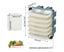 Wall Mounted Kitchen Shelf Non Perforated Preparation Trays Kitchen Vegetable Carousel 2