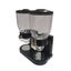Kitchee 2 X 4L Double Cereal Dispenser Black Round Rice Grains Countertop Storag Carousel 2